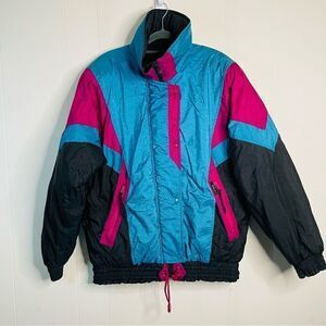Vintage 90's SKI Color Block Ski Jacket